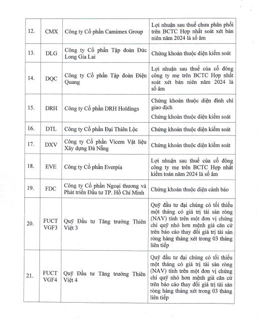 HoSE cắt margin 65 mã chứng khoán: HAG, NVL, BSR… tiếp tục nằm trong danh sách