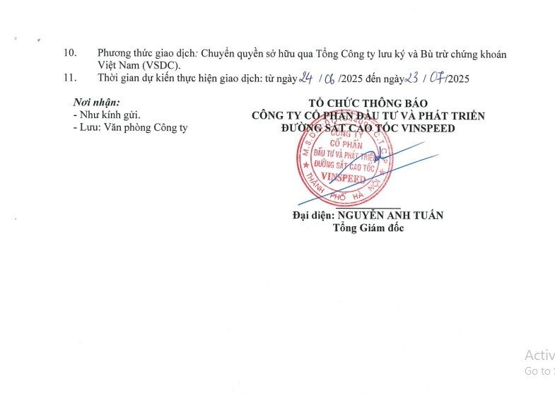 Tỷ phú Phạm Nhật Vượng góp xong 70 triệu cổ phiếu vào VinEnergo, muốn góp tiếp gần 88 triệu cổ phiếu vào VinSpeed