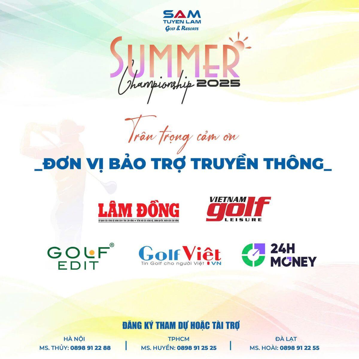 Golfer Nguyễn Ngô Thành vô địch giải đấu SAM Tuyen Lam Summer Championship 2025