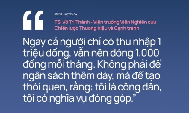 Người thu nhập chỉ 1 triệu đồng vẫn nên đóng thuế 1.000 đồng mỗi tháng