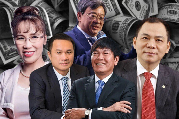 Các tỷ phú USD Việt Nam đang nắm giữ bao nhiêu tiền?