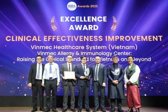 VINMEC BỨT PHÁ: TIẾP TỤC ĐƯỢC VINH DANH TẠI HỘI NGHỊ QUẢN LÝ BỆNH VIỆN CHÂU Á 2025