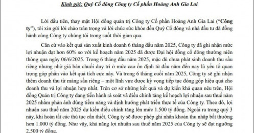 HAG muốn nâng kế hoạch lợi nhuận lên 1.500 tỷ đồng