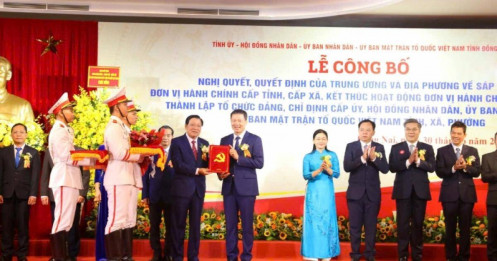 Aqua City được lựa chọn là địa điểm tổ chức lễ công bố nghị quyết về sáp nhập tỉnh Đồng Nai và Bình Phước