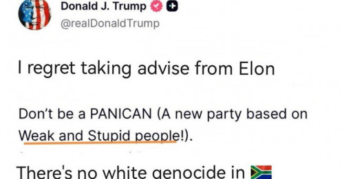 Ông Trump hối hận vì đã nghe lời khuyên của Elon Musk?
