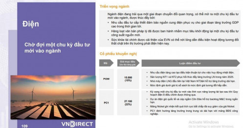 Nên đầu tư cổ phiếu điện nào trong 6 tháng cuối năm?