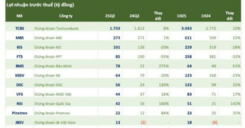 Loạt CTCK hé lộ KQKD quý 2, thêm nhiều khoản lợi nhuận đột biến "tăng bằng lần"