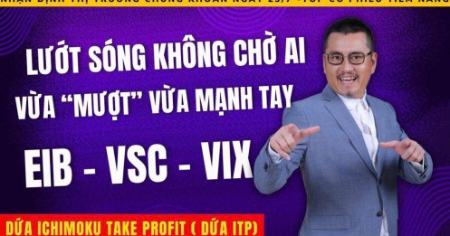 Chứng khoán hôm nay: Lướt sóng không chờ ai – EIB, VIX, VSC vừa “mượt” vừa mạnh tay!