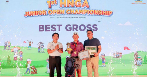 Nguyễn Trọng Hoàng vô địch giải 1st HNGA Junior Open Championship 2025