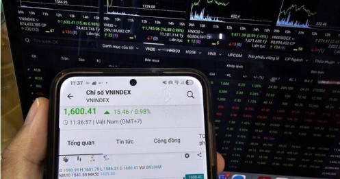 VN-Index lần đầu chạm mốc lịch sử 1.600 điểm, nhà đầu tư vừa mừng vừa tiếc