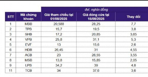 Cổ phiếu vua dẫn sóng, NĐT thắng đậm chỉ trong nửa tháng 8