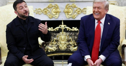Ông Trump và ông Zelensky 'nồng ấm' tại Phòng Bầu dục