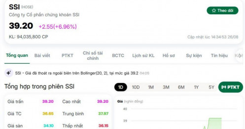SSI phá đỉnh lịch sử, dư mua trần 8 triệu cổ phiếu