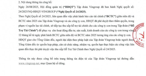 Vốn hóa đạt kỷ lục, Vingroup lập tức có bước đi mới