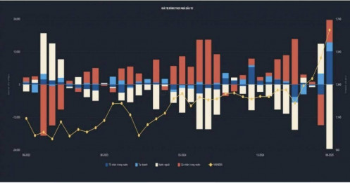 Dòng tiền tổ chức nội gom ròng 22.000 tỷ trong tháng: “Tay to” nào đứng sau?