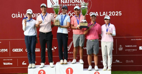 Nguyễn Tuấn Anh, Lê Chúc An đăng quang Giải vô địch Golf quốc gia-Gia Lai 2025