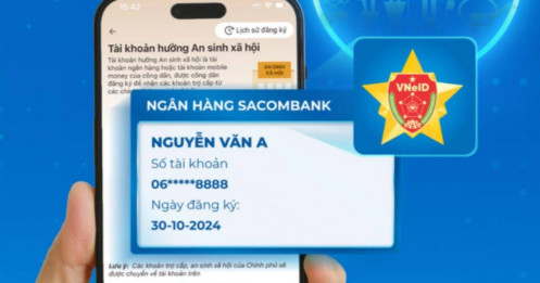 Ngân hàng tặng tiền, chỉ vàng SJC cho khách liên kết tài khoản an sinh xã hội trên VNeID