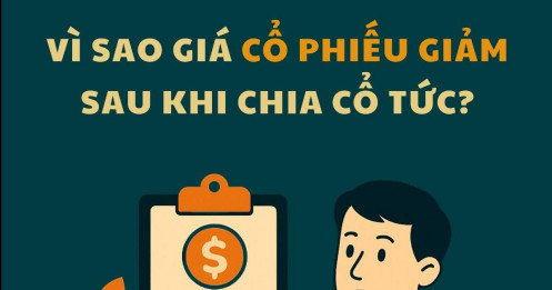Vì sao giá cổ phiếu giảm sau khi chia cổ tức?