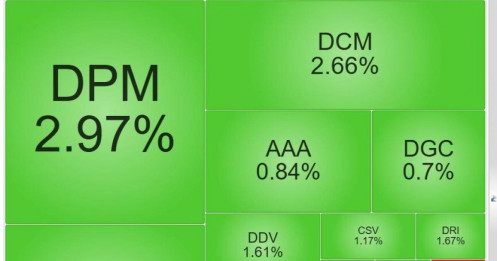 Dòng tiền chạy sang nhóm hóa chất