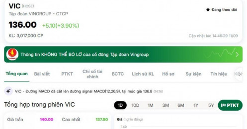 Vingroup (VIC) lập kỷ lục vốn hóa