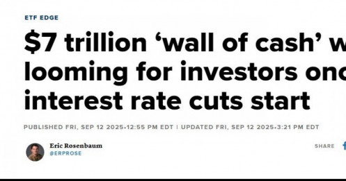 7.000 tỷ USD sẽ vào TTCK khi Fed hạ lãi suất