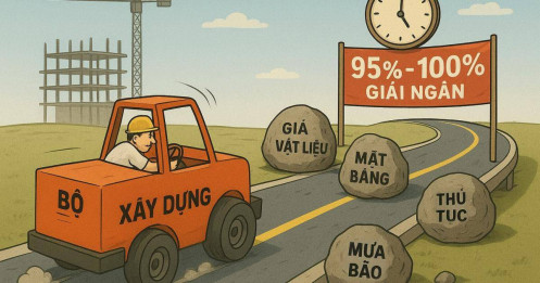 Giải ngân đầu tư công: Cú nước rút 'tiêu tiền' sẵn trên bàn Bộ Xây dựng