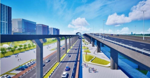 Đề xuất xây dựng tàu điện monorail dọc sông Hồng