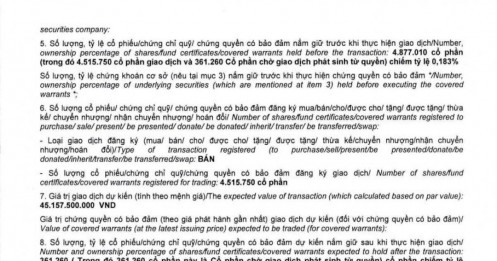Người nhà lãnh đạo OCB đăng ký bán hơn 4,5 triệu cổ phiếu ngân hàng