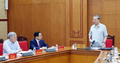 Tổng Bí thư chủ trì cuộc làm việc về một số nội dung của Luật Đất đai (sửa đổi)