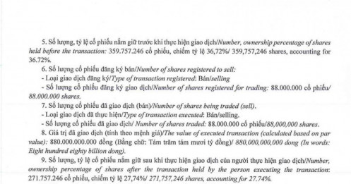 Chủ tịch Phát Đạt bán xong 88 triệu cổ phiếu