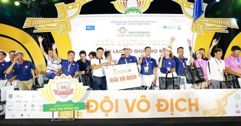 Giải golf Vô địch các CLB Dòng Họ 2025: Họ Bùi xuất sắc lên ngôi vô địch