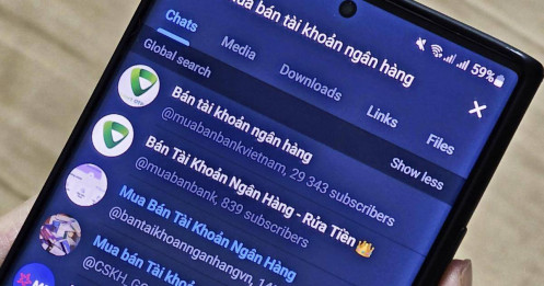 Giao dịch tài khoản ngân hàng được đề xuất là dữ liệu cá nhân nhạy cảm