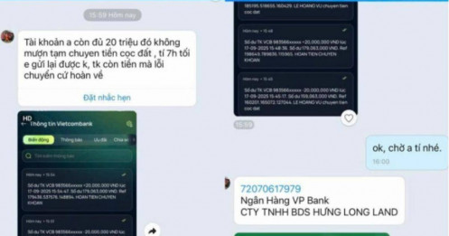 Người dân cần cảnh giác với STK 72070617979 bị tố lừa đảo