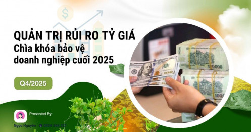 Quản trị rủi ro tỷ giá – chìa khóa bảo vệ doanh nghiệp cuối 2025