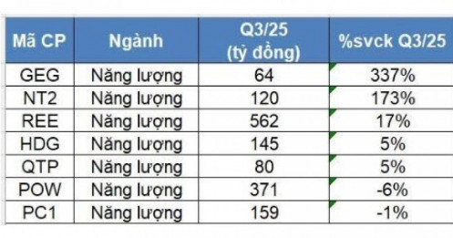 KQKD quý 3 của ngành điện sẽ khởi sắc?
