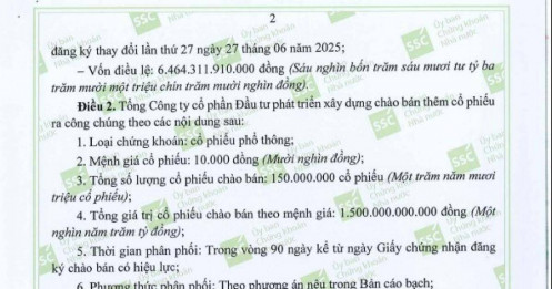 DIC Corp (DIG) chuẩn bị chào bán 150 triệu cổ phiếu