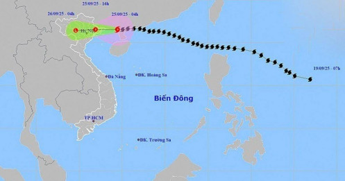 Bão Ragasa tiến vào đất liền Bắc Bộ, gây mưa lớn diện rộng