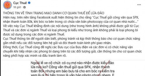 Cục Thuế cảnh báo toàn bộ người dân cả nước