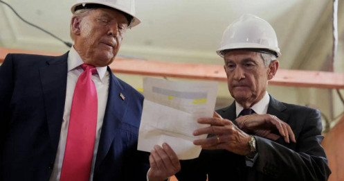 Tổng thống Mỹ Donald Trump đăng ảnh Chủ tịch Fed Jerome Powell 'BỊ SA THẢI'