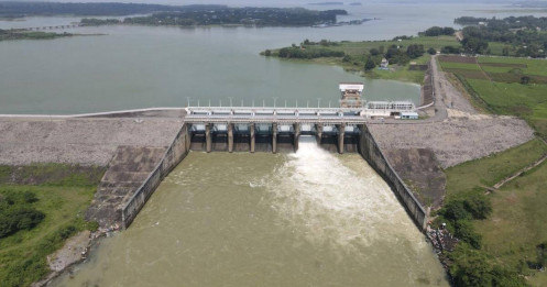 Hồ thủy điện Trị An xả lũ từ 13h ngày 30/9