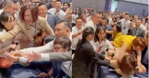 Thực hư cảnh chen lấn, trèo bàn giật phiếu mua nhà tại TP.HCM