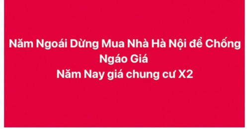Dừng mua nhà để tránh ‘ngáo giá’ và bài học xương máu