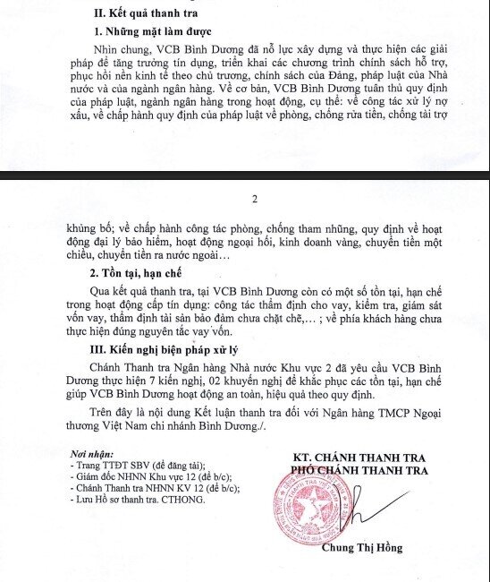 Thanh tra NHNN phát hiện nhiều sai phạm tại 3 chi nhánh Vietcombank
