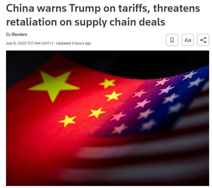 Trung Quốc cảnh báo ông Trump về thuế quan