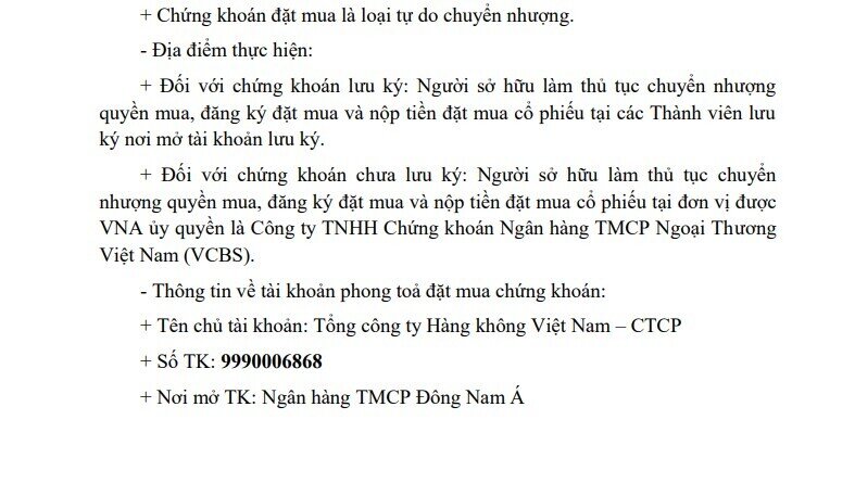 HVN được cấp phép chào bán 900 triệu cổ phiếu