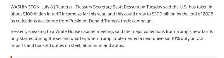 Mỹ có thể thu về 300 tỷ USD tiền thuế ngay trong năm nay