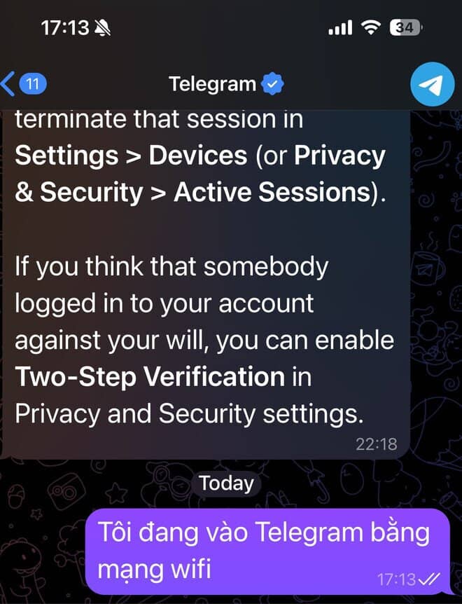 Telegram bất ngờ truy cập được trở lại tại Việt Nam