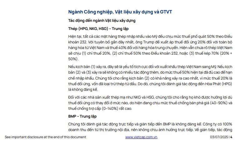 Hoa Kỳ và Việt Nam đạt khung thỏa thuận thương mại, cổ phiếu ngành nào sẽ hưởng lợi?