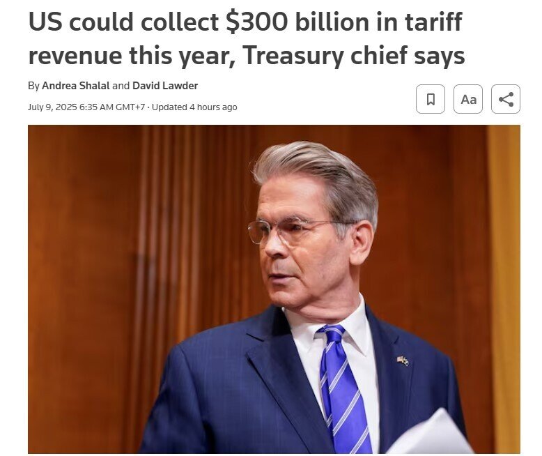 Mỹ có thể thu về 300 tỷ USD tiền thuế ngay trong năm nay