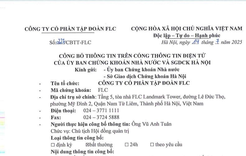 Kết thúc xét xử vụ án Trịnh Văn Quyết, Tập đoàn FLC triệu tập ĐHĐCĐ bất thường